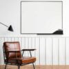 Scandinavisch design whiteboard, strak design, hoogwaardige kwaliteit, blijft wit!