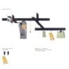 TAK-magnetic-toolbar-with-hangers Een magnetische presentatierail om al je spullen en notities aan op te hangen