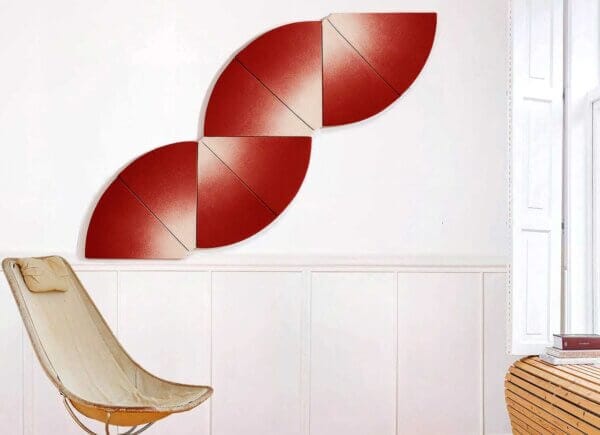 IRIS-acoustic-panel-effective-and-beautiful-on-the-wall IRIS decorative acoustic panel – effective in sound absorption and beautiful on the wall.