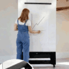 Agile board PAD prikbord en whiteboard met papierrolhouder