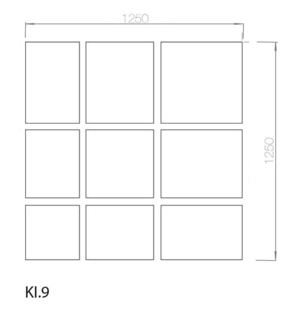 KIEZEL 9|16 Akoestisch Wandpaneel