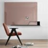 magnetisch memo board | whiteboard 120x100 cm van StudioVIX kleur rose