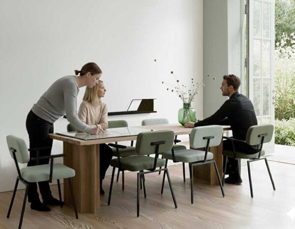 magnetisch memobord -en whiteboard mede op tafel te gebruiken van studioVIX