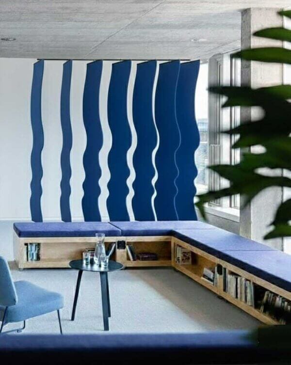 akoestische scheidingswand -lamellen-HELIX-StudioVIX