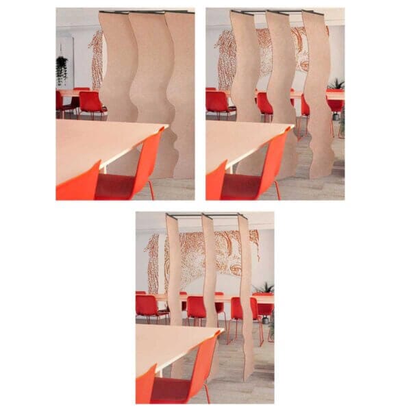 akoestische tussenwand HELIX