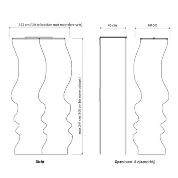 akoestische tussenwand HELIX GEZICHT