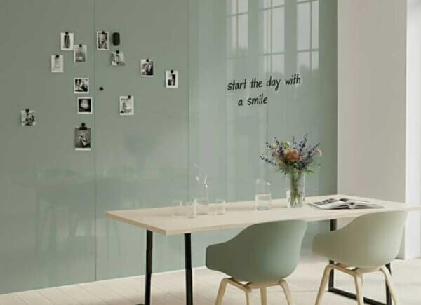 magnetisch memobord en whiteboard muur van StudioVIX Wallaby-serie