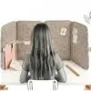 Acoustic-desk-screen-foldable.jpg Study buddy akoestisch bureauscherm VLINDER voor op school